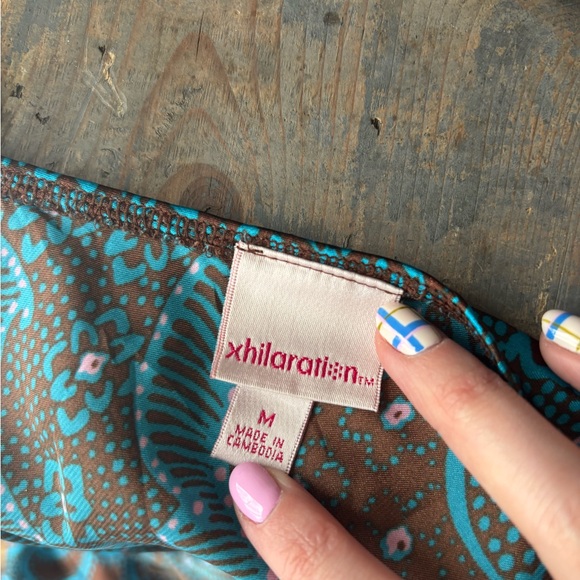 Xhiliration vintage Y2K floral paisley slip top Women’s M - Picture 5 of 5